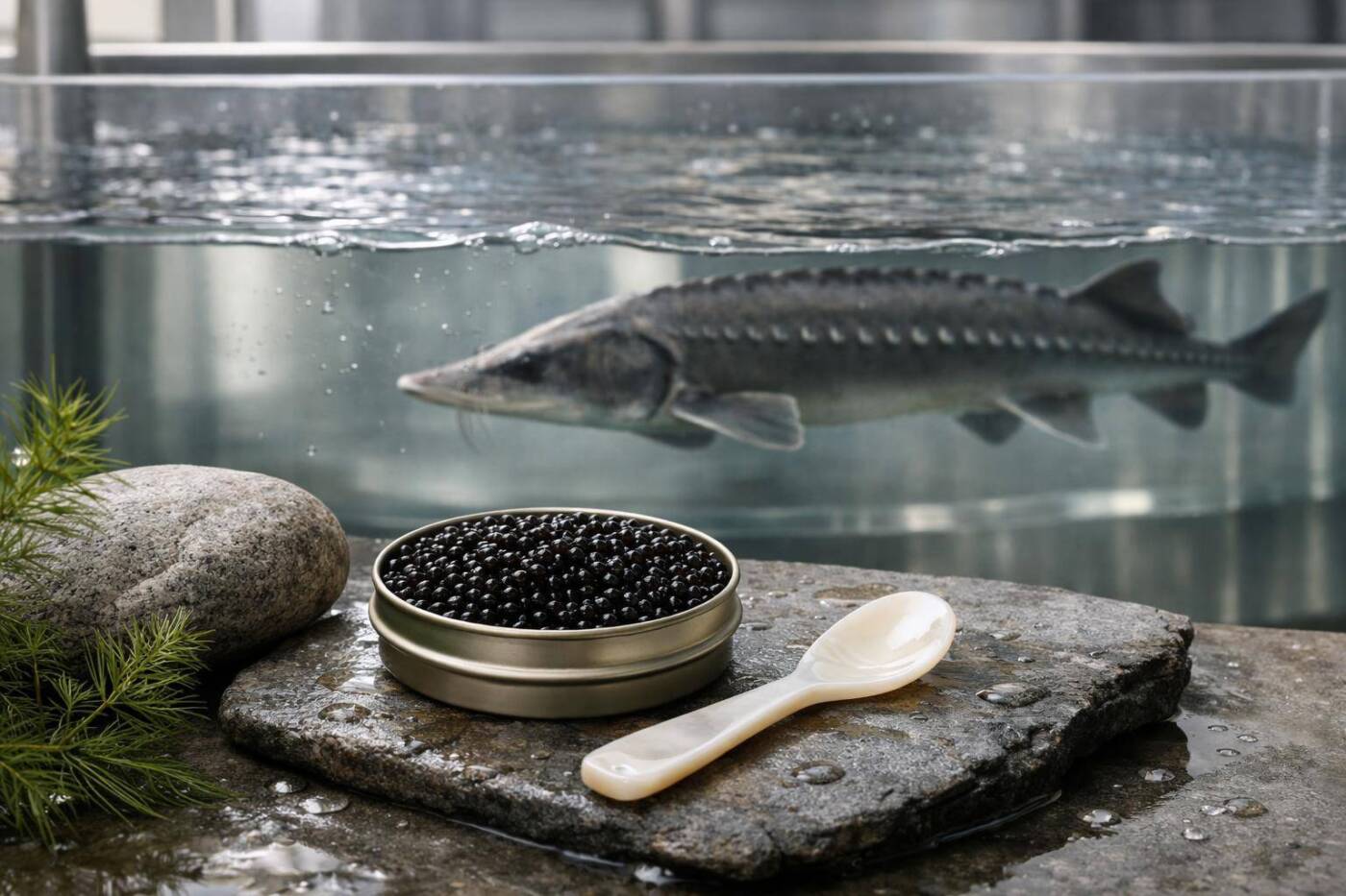 Heute stammt viel Kaviar aus kontrollierter Aquakultur statt aus Wildfang.